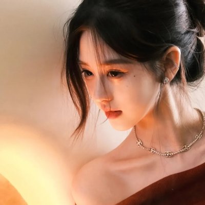 在月光下